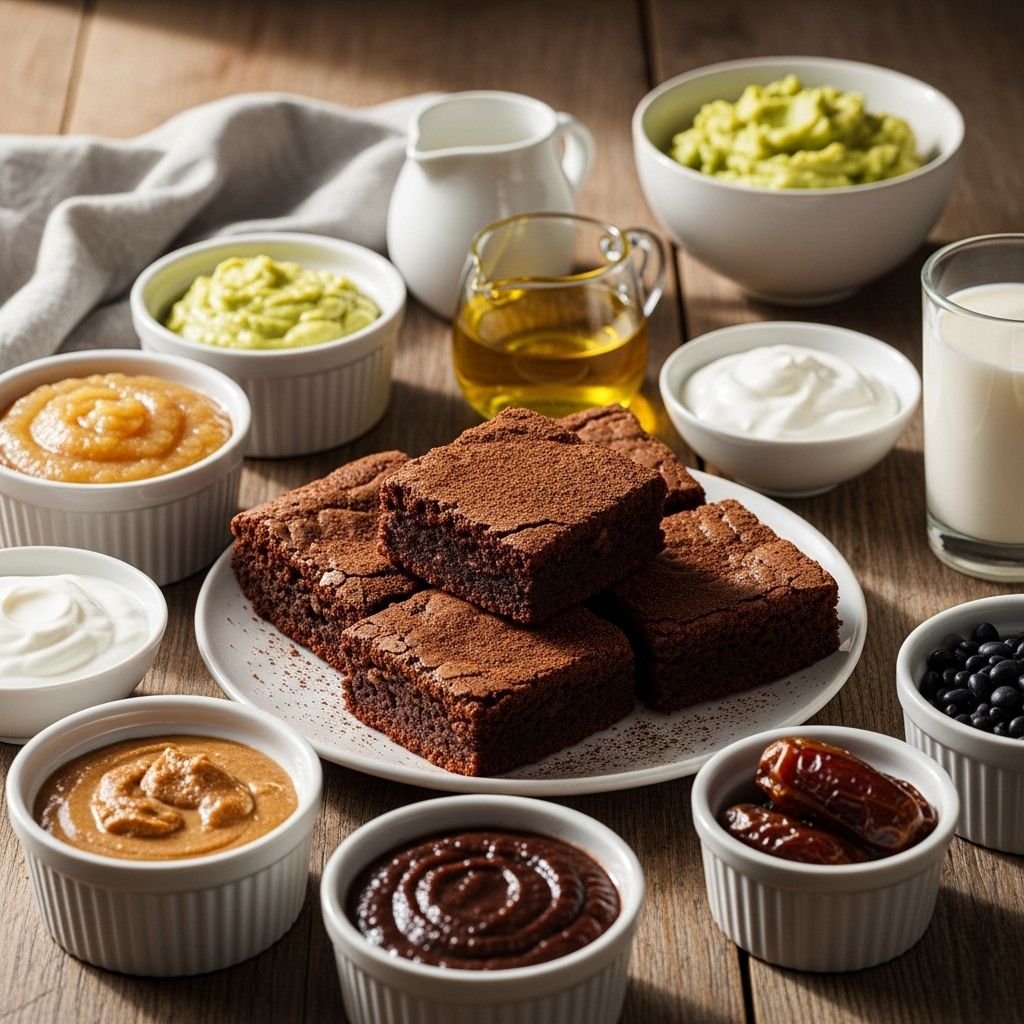 Applesauce and avocado add moisture and nutrients to chocolate treats without added fat.