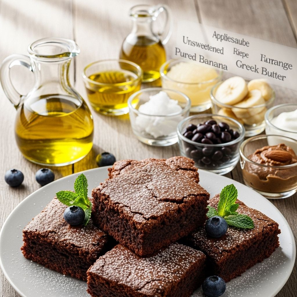 Discover delicious ways to reinvent brownies with nutrient-rich, lower-calorie oil substitutes that add both flavor and health benefits.