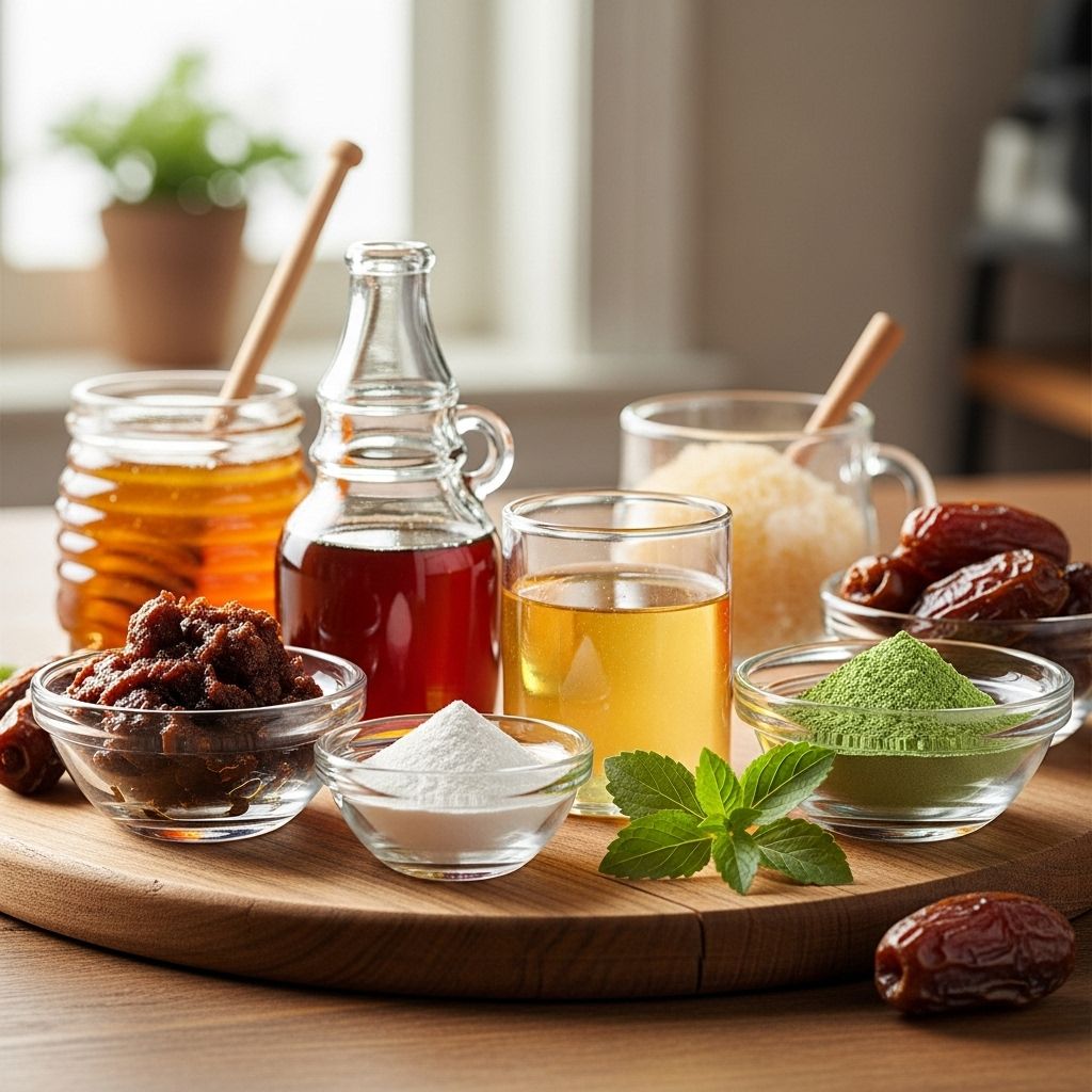 Discover natural sweetener options and learn which ones provide health benefits, flavor, and safer sugar alternatives.