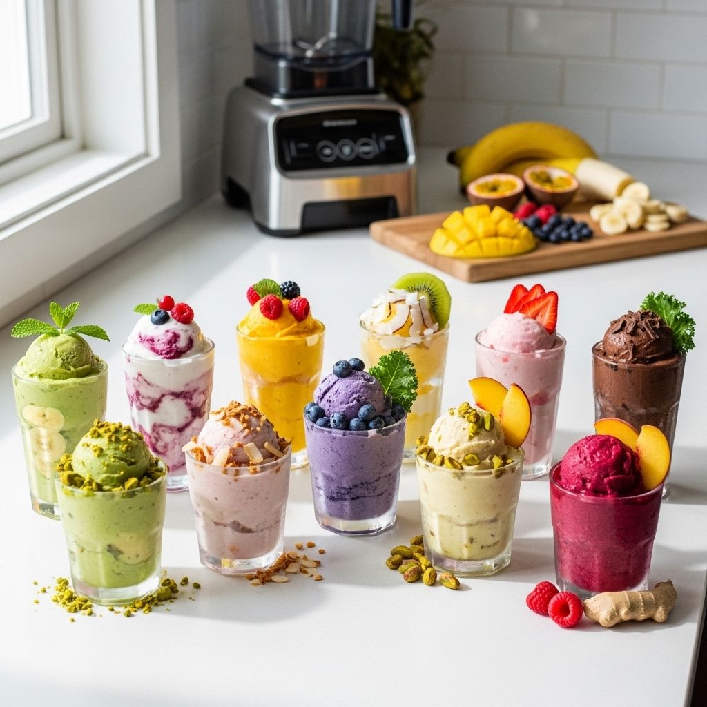 Turn simple ingredients into creamy, nutrient-packed frozen pleasures.