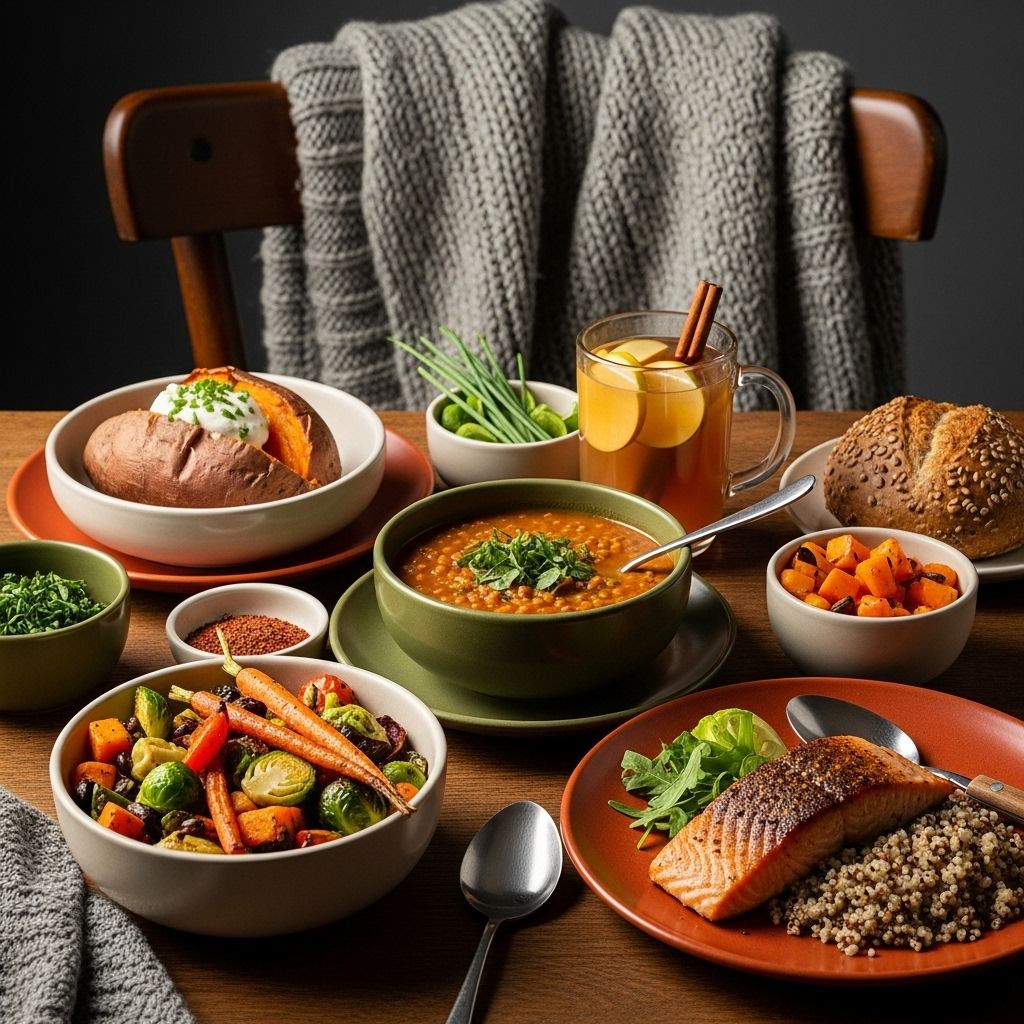 Cozy meals packed with seasonal flavors deliver energy and brighten frosty days.