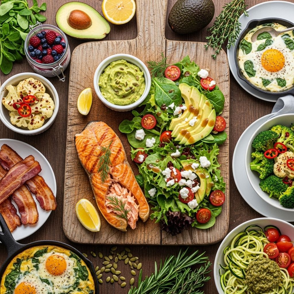 Fuel your body with balanced keto meals packed with vibrant veggies and healthy fats.