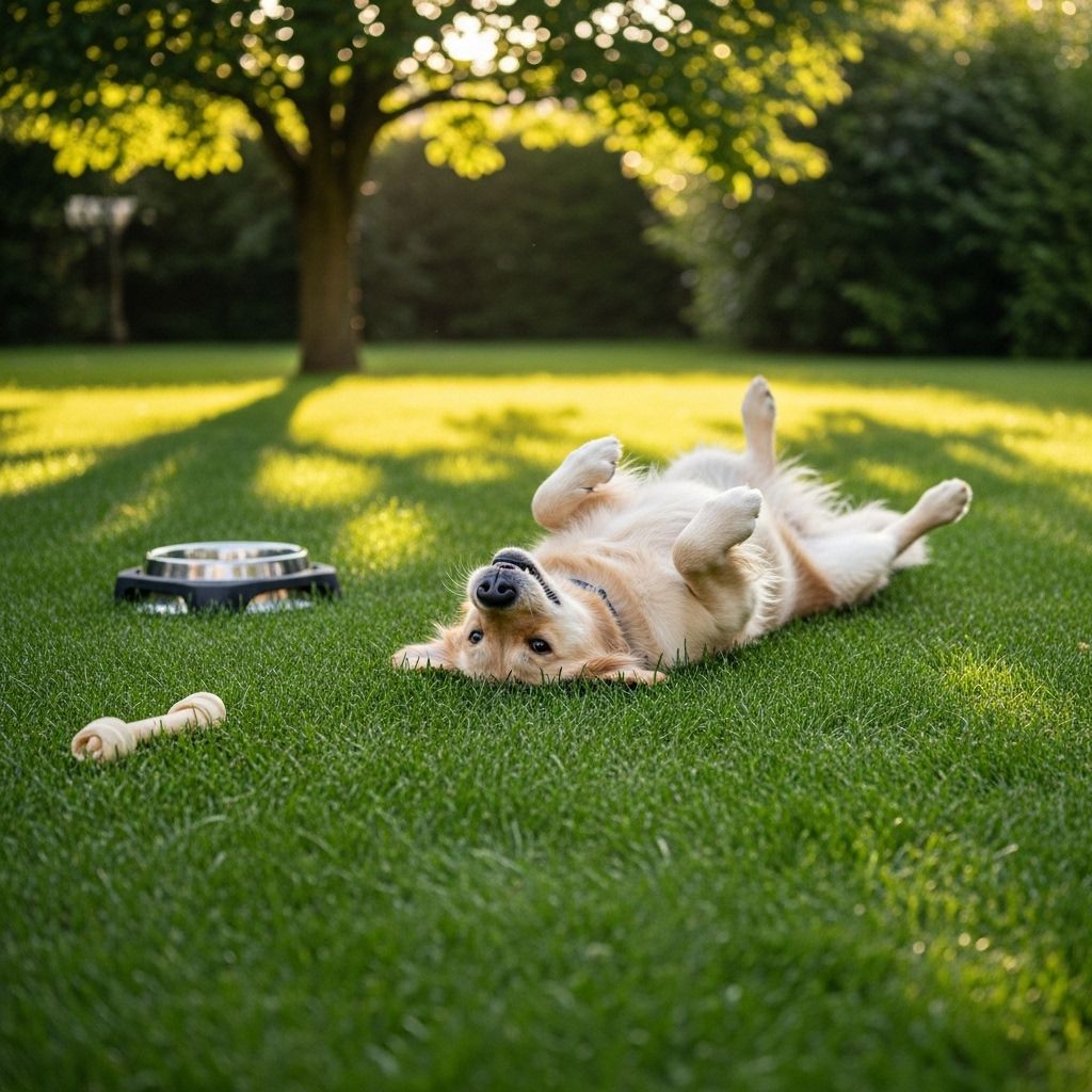 Enjoy a durable greenspace that recovers from playful pup damage with simple care steps.