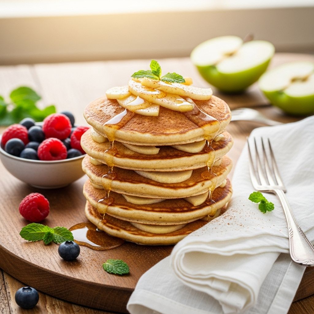 Discover how to make fluffy, flavorful apple pancakes that need no syrup thanks to natural sweetness and nutrition-packed ingredients.