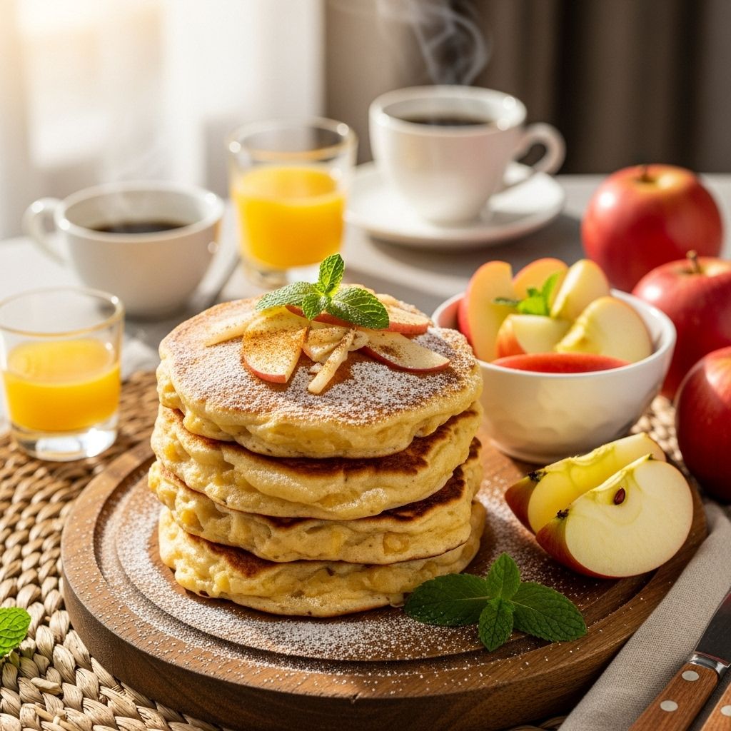 Enjoy pancakes with built-in sweetness—no syrup needed! Discover a nourishing, delicious twist on classic pancakes packed with apples.