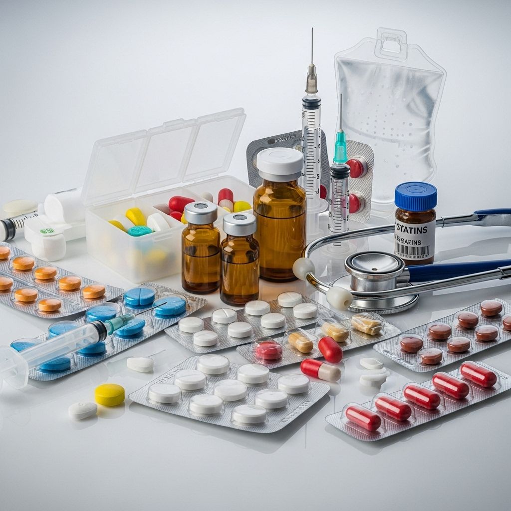 A comprehensive guide to the primary drug therapies for heart attack recovery and prevention.