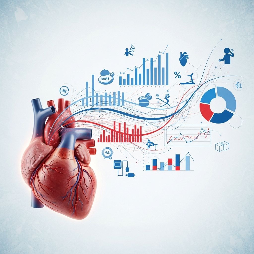 A comprehensive analysis of heart disease statistics, trends, key risk factors, and demographic impacts in the United States and worldwide.