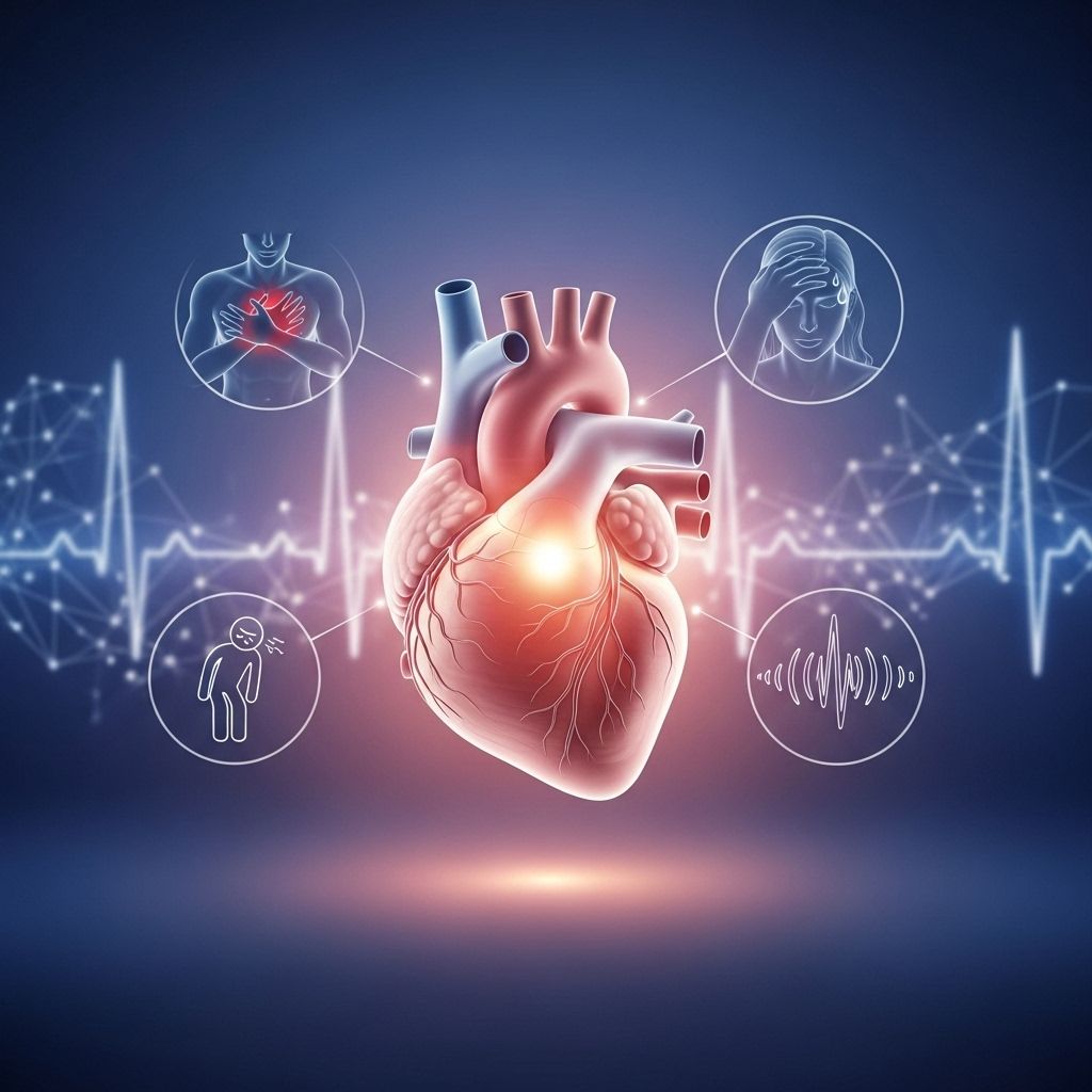 Comprehensive guide to identifying and understanding diverse symptoms of heart disease in men, women, and children.