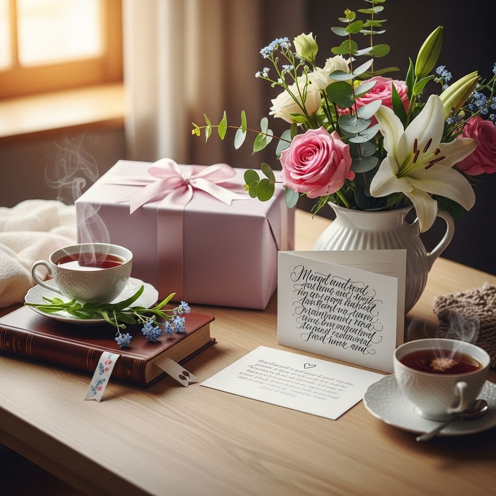 Celebrate her unwavering support with thoughtful gestures and heartfelt expressions.