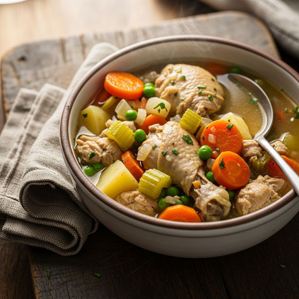 A rich blend of root vegetables and warming spices brings deep coziness to every bowl.