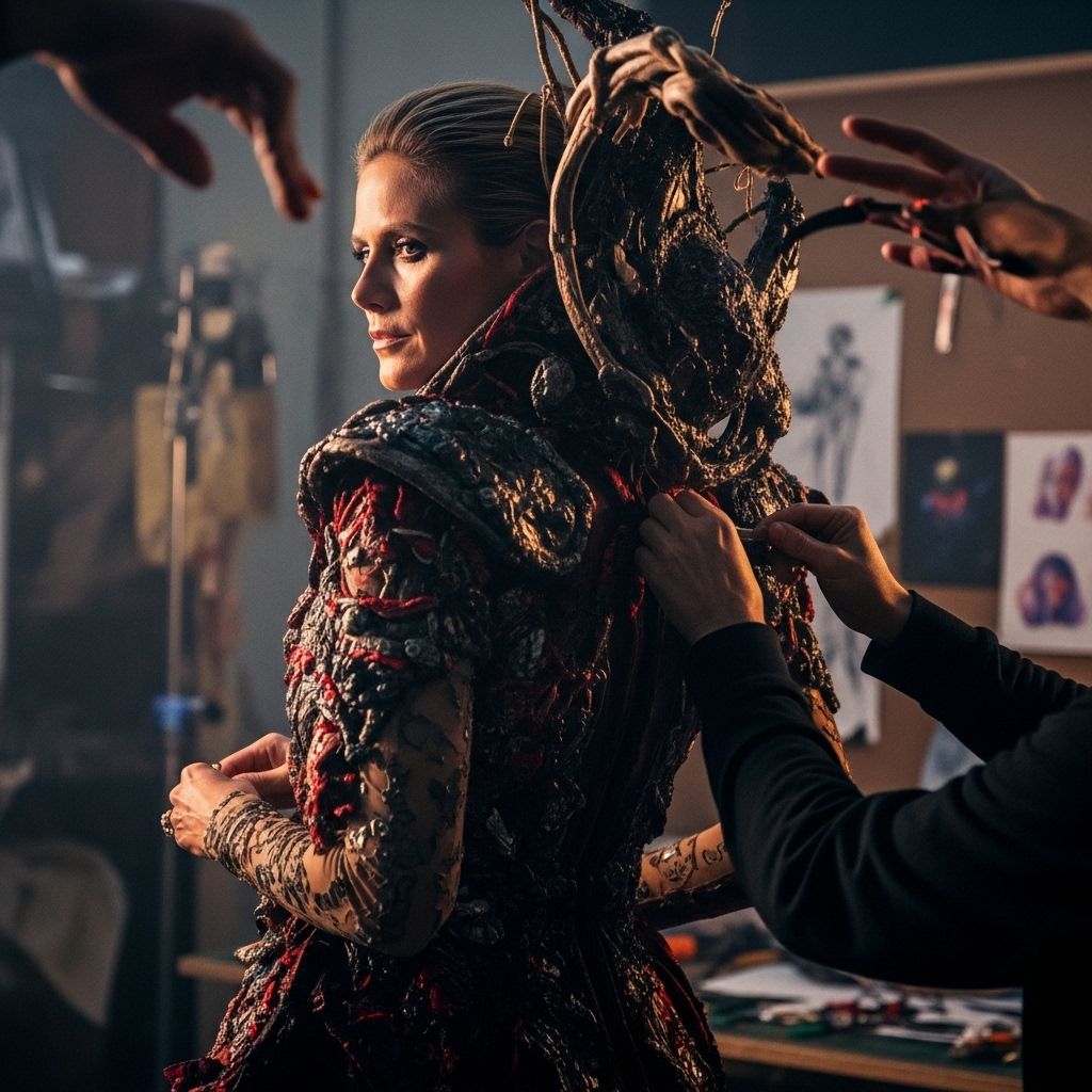 A provocative shot sparked global suspense and redefined celebrity costume spectacle.