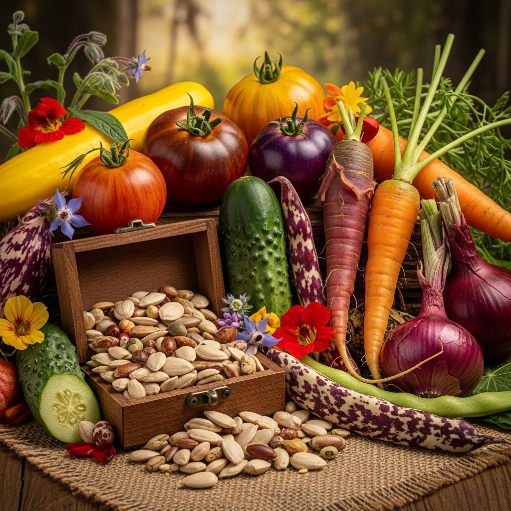 Heirloom Seeds: Cultivating Colorful, Flavorful Vegetables from the Past A vibrant exploration of heirloom seeds, their unique advantages, and the exquisite diversity they bring to gardens and tables worldwide.
