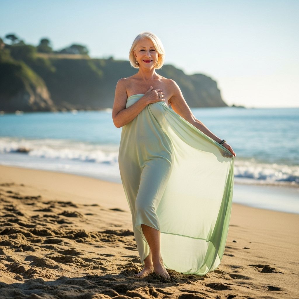 Age-defying confidence blooms when societal norms give way to genuine self-acceptance.