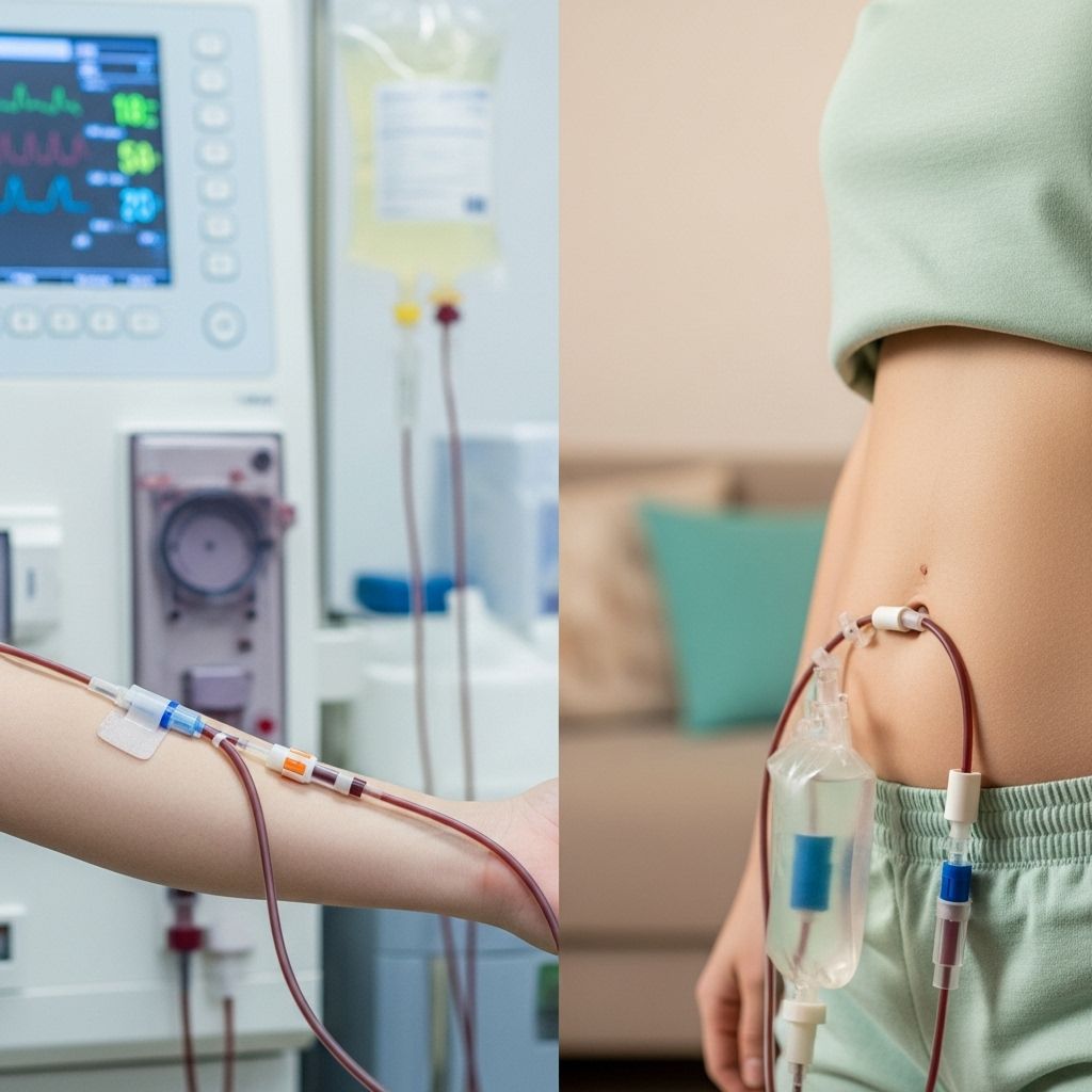 A comprehensive guide to hemodialysis and peritoneal dialysis, comparing procedures, benefits, risks, and how to choose the right treatment.