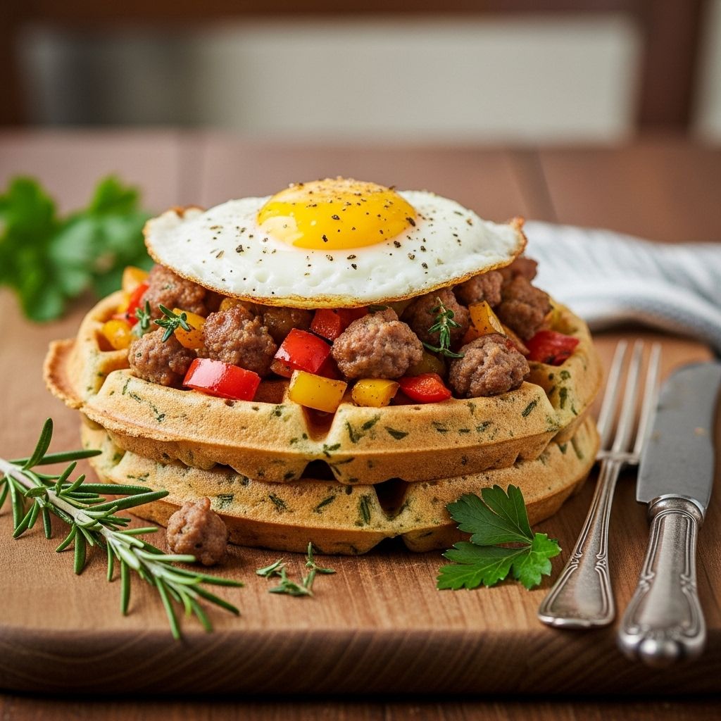 A creative breakfast twist that brings bold flavors and creamy richness to every bite.