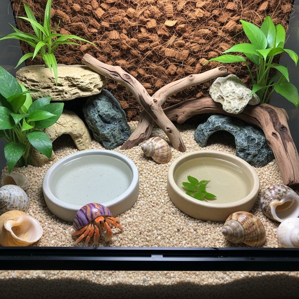Learn how to create an ideal environment for your hermit crab to thrive and live a healthy life