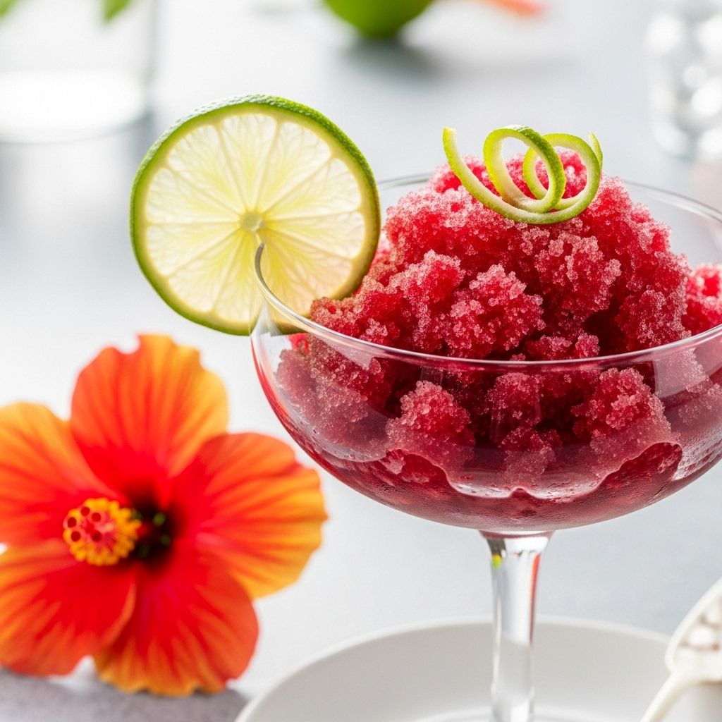 Experience a vibrant, floral, and tangy frozen dessert—easy to make and perfect for cooling off on hot days.