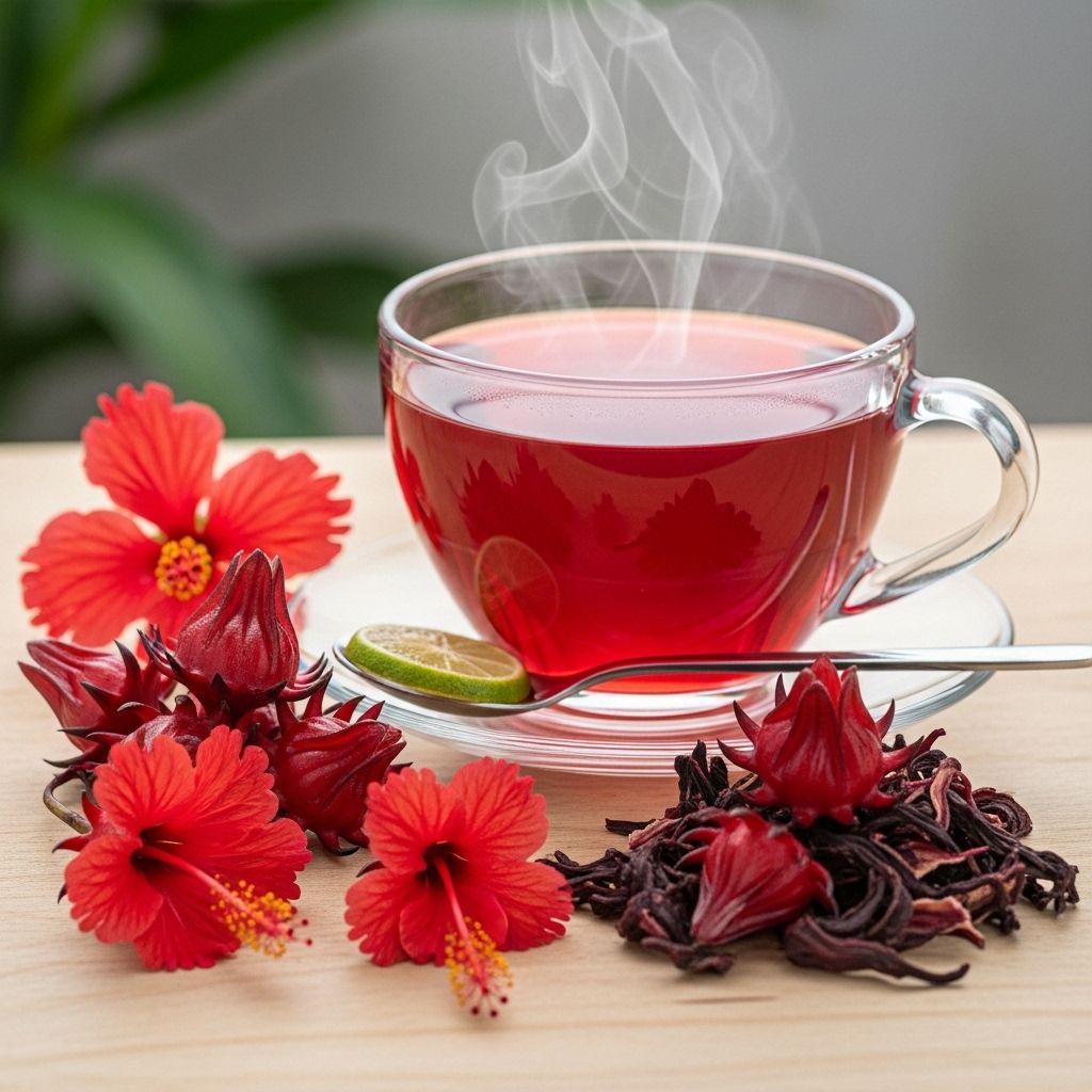 A tart herbal brew supporting heart health and antioxidant gains, with mindful safety.