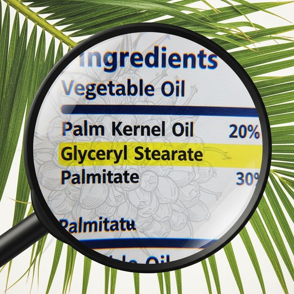 Learn how palm oil hides behind hundreds of alias ingredients in foods and cosmetics, and what you can do to spot and avoid it.