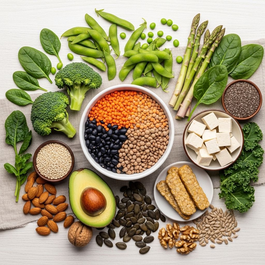 Beans, grains, and greens boost meals with fiber, vitamins, and steady energy.