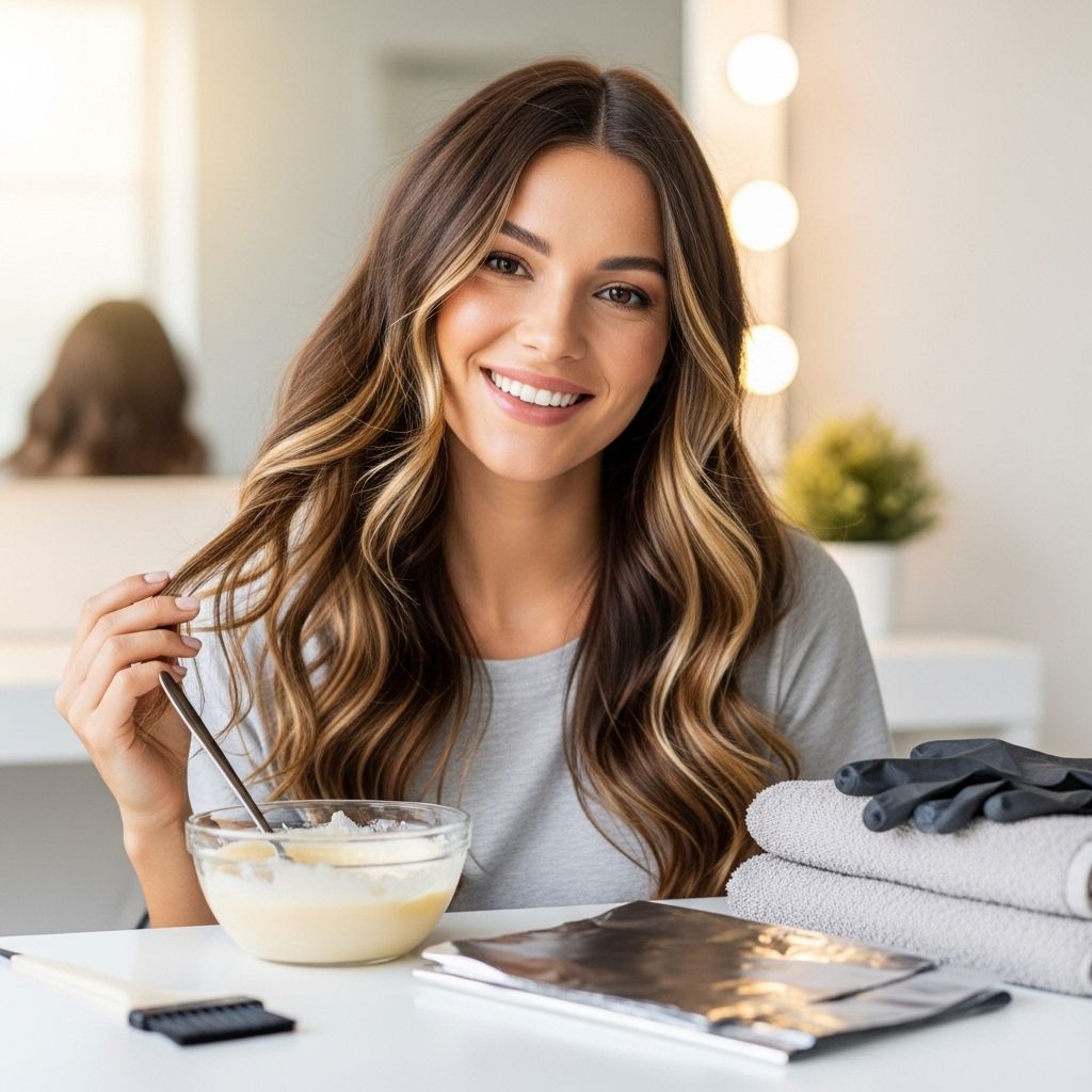 Everything you need to know for highlighting your hair at home while avoiding common DIY mistakes.