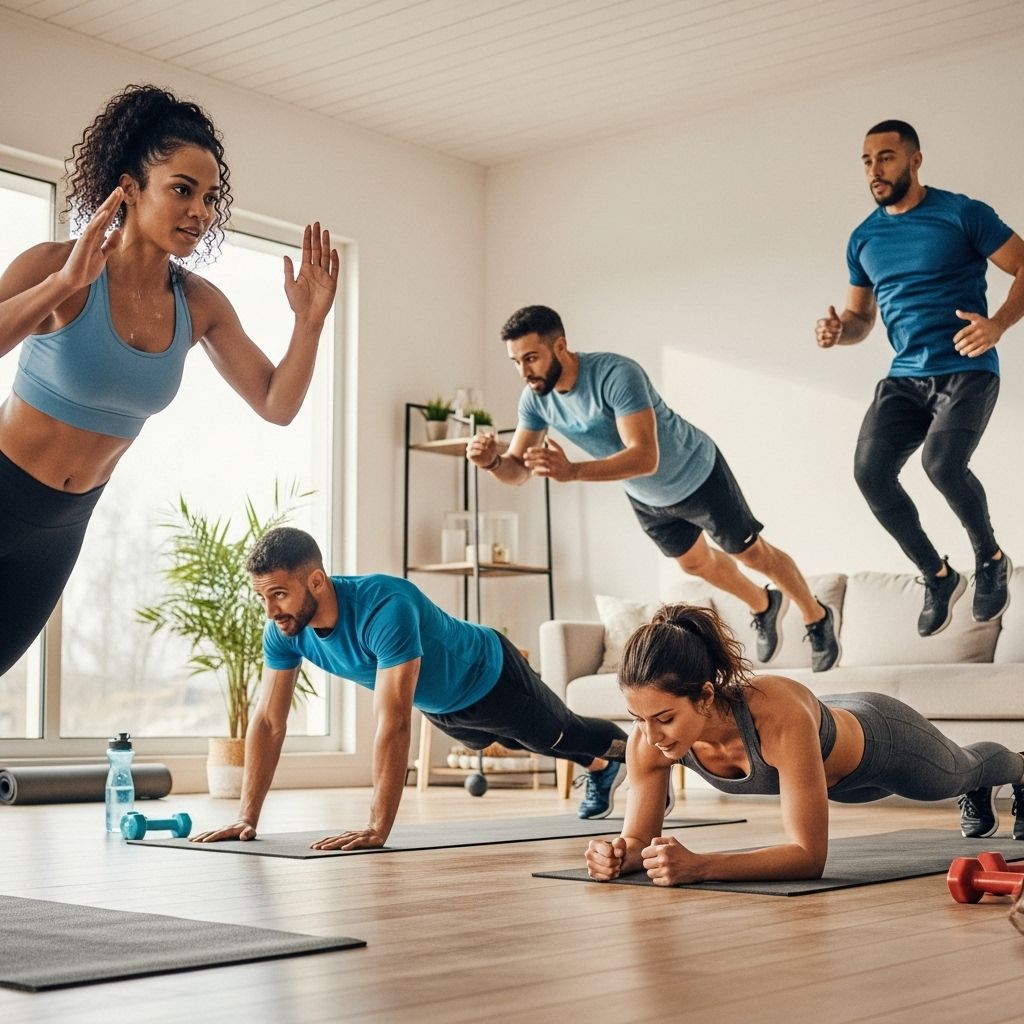 The Ultimate Guide to HIIT Workouts You Can Do at Home Fast-paced sequences boost endurance and torch calories without needing any gear.