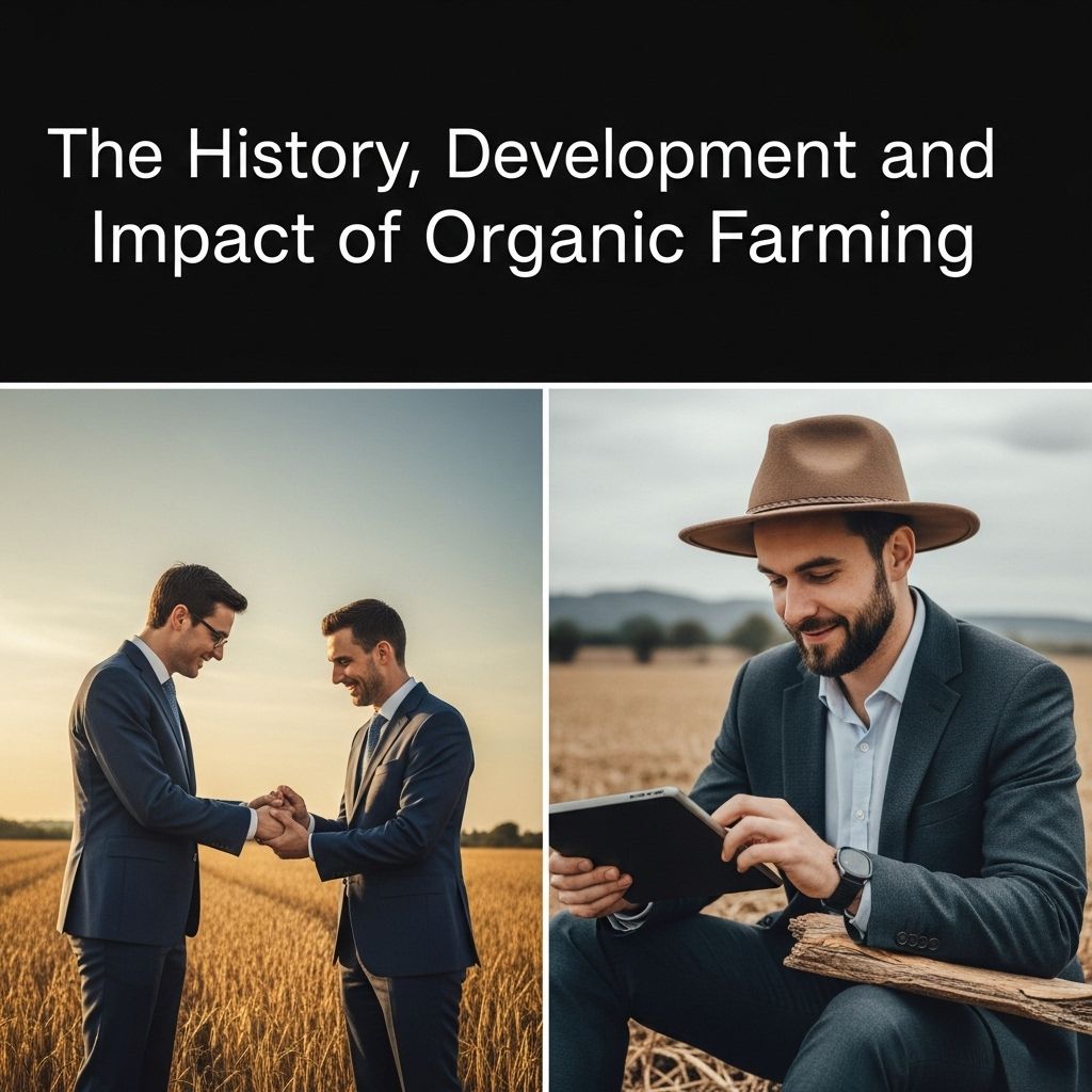 The History, Development, and Impact of Organic Farming Tracing the roots, growth, and global significance of organic farming as a movement for healthier food and sustainable land.