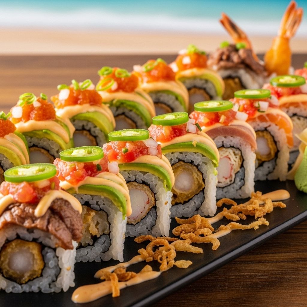 Sinaloa’s coastal flair meets sushi craft, creating a vibrant taste revolution.