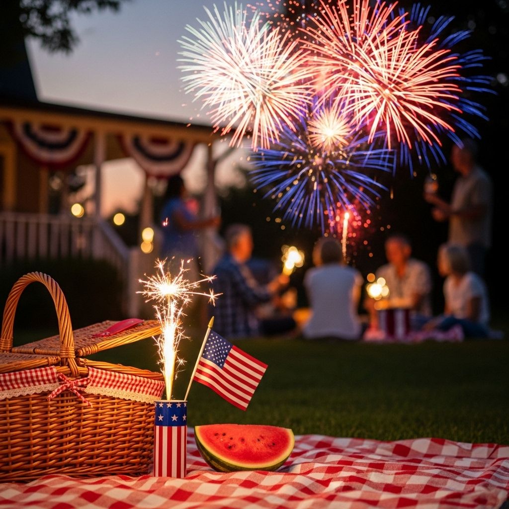From colonial fireworks to parades, explore how America built enduring holiday rituals.