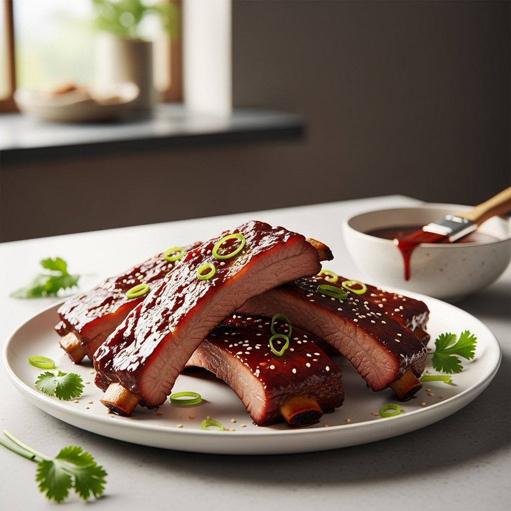 Hoisin Barbecue Ribs: A Flavorful Fusion of Chinese and American BBQ A home-friendly method for tender, sticky meat that marries umami depth with smoky char.