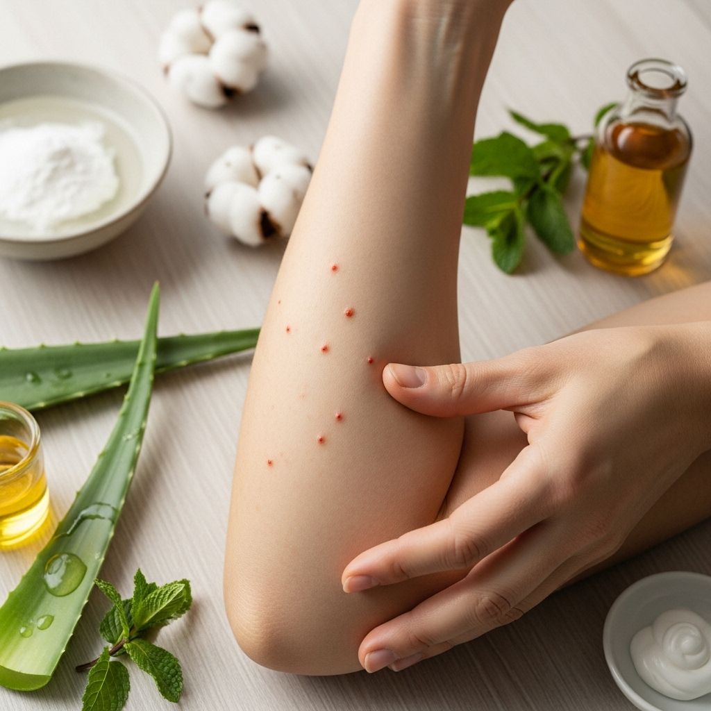 Gentle home remedies that calm itching and support quick skin recovery.