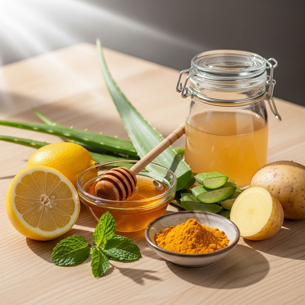 7 Effective Home Remedies To Diminish Dark Spots On The Face Natural ingredients can gently even skin tone and help reveal a brighter complexion.