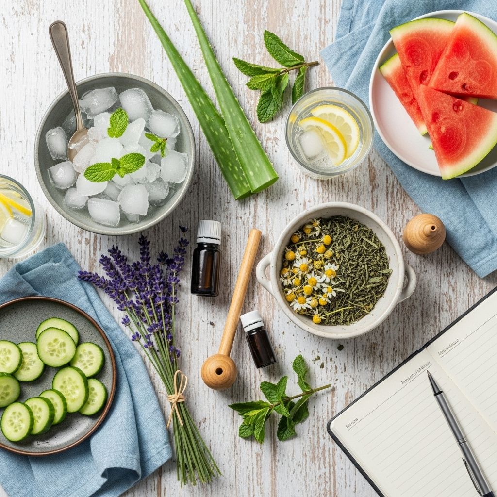 Simple home techniques to ease sudden heat surges and maintain lasting coolness.