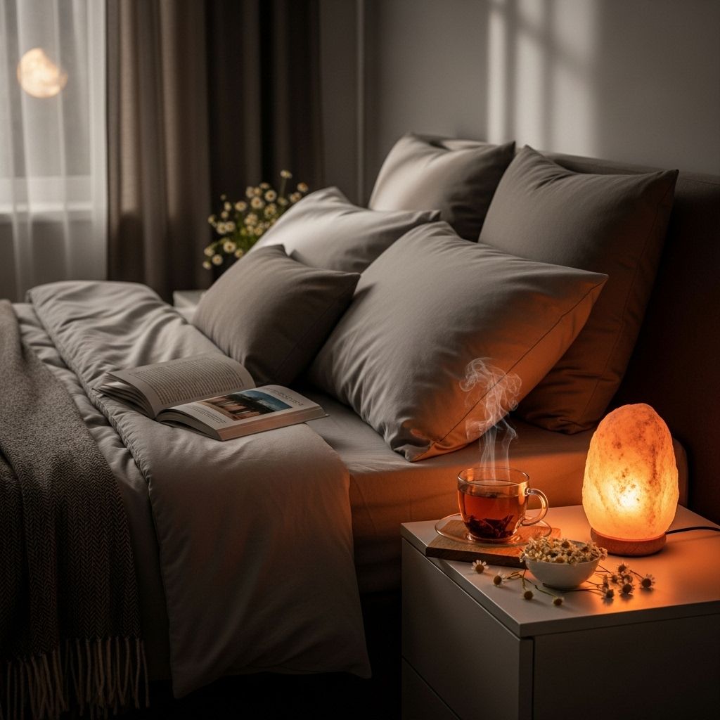 Soothing bedtime rituals and herbal blends to calm the mind and enhance nightly rest.