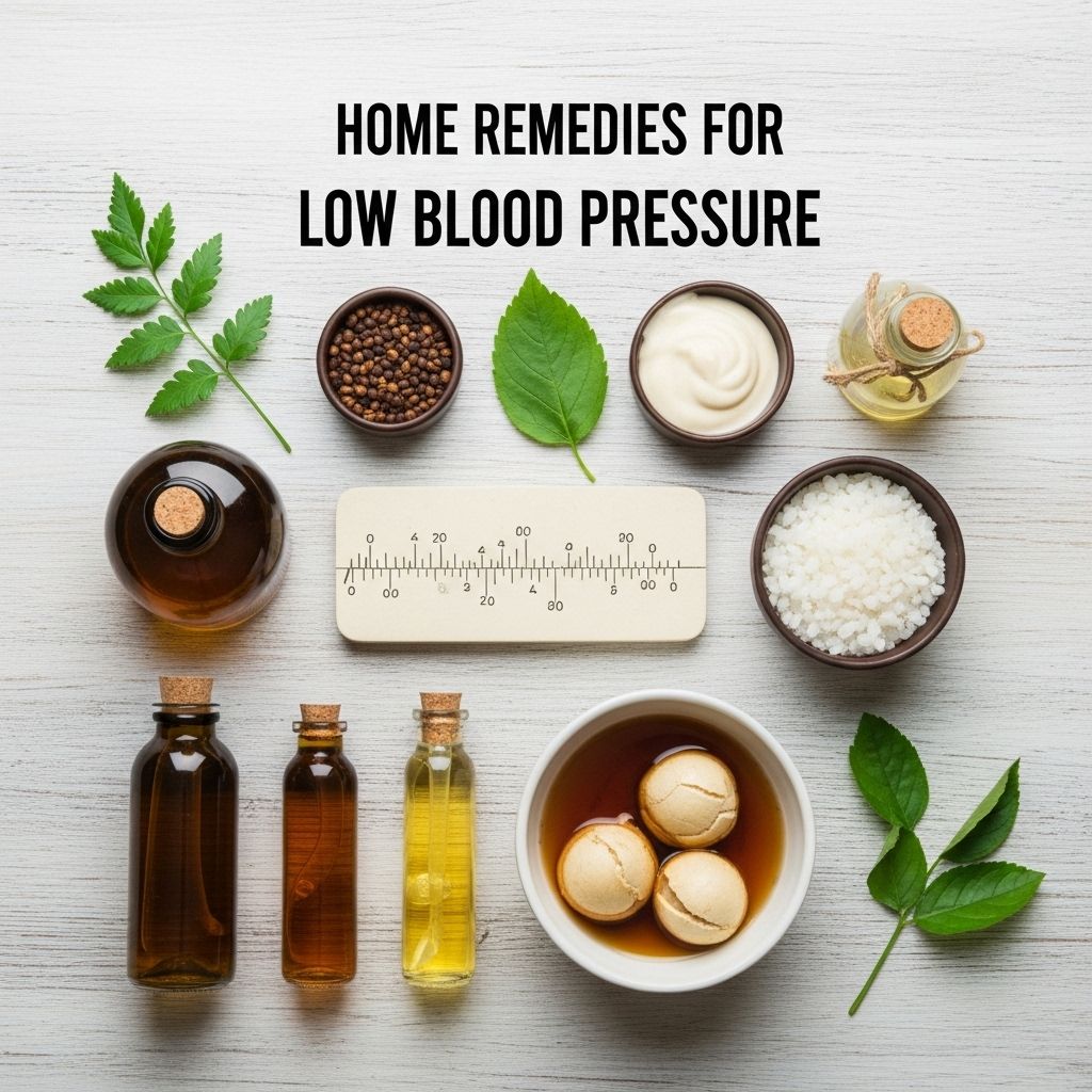 8 Home Remedies for Low Blood Pressure Natural tips to ease dizziness and boost energy levels day after day.