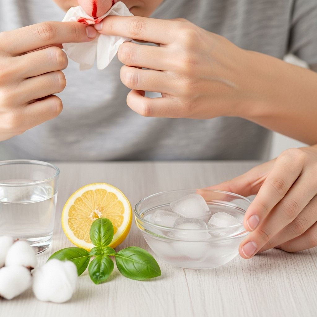 12 Best Home Remedies To Stop Nose Bleeding Naturally Effective natural solutions to soothe ruptured vessels and keep nasal passages hydrated.