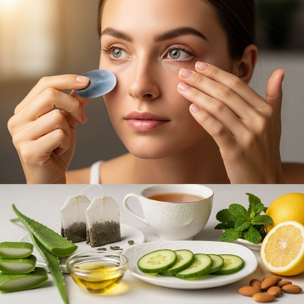 Home remedies that soothe puffiness and restore a refreshed, well-rested appearance.