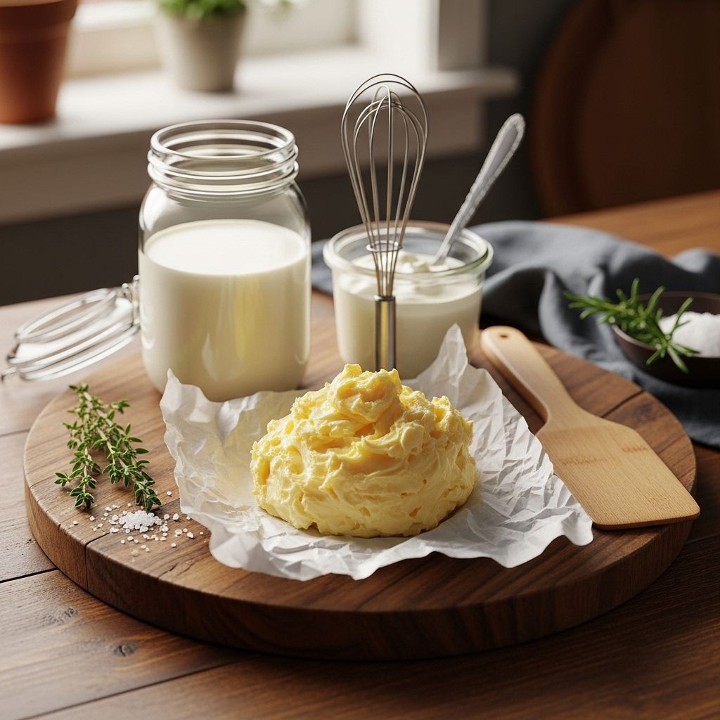 Transform simple cream into a silky spread that elevates every meal with natural flavor.