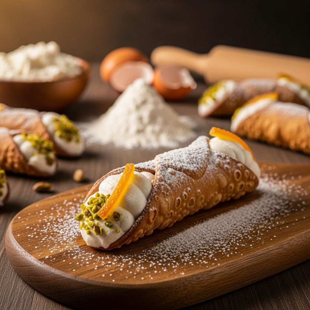 Bring Sicily’s signature pastry to life with fresh shells and creamy ricotta filling.