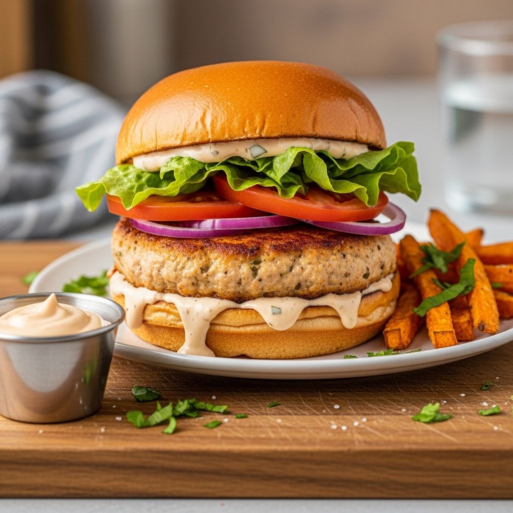 Combining moisture-rich binders and vibrant herbs delivers burgers that never dry out.