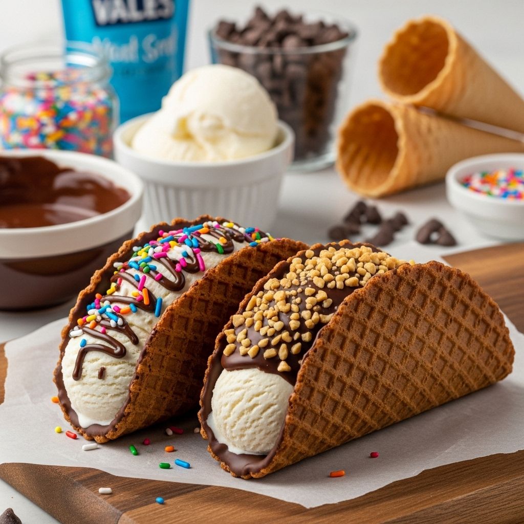 A fun nostalgic dessert project with crispy shells and peanut-studded chocolate coating.