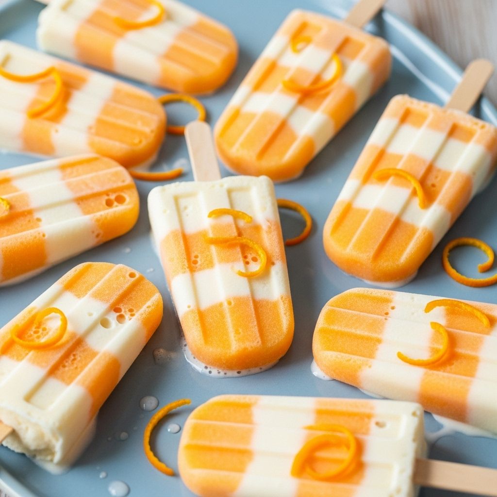 Recreate the iconic creamy-vanilla and citrus treat with just a blender and molds.