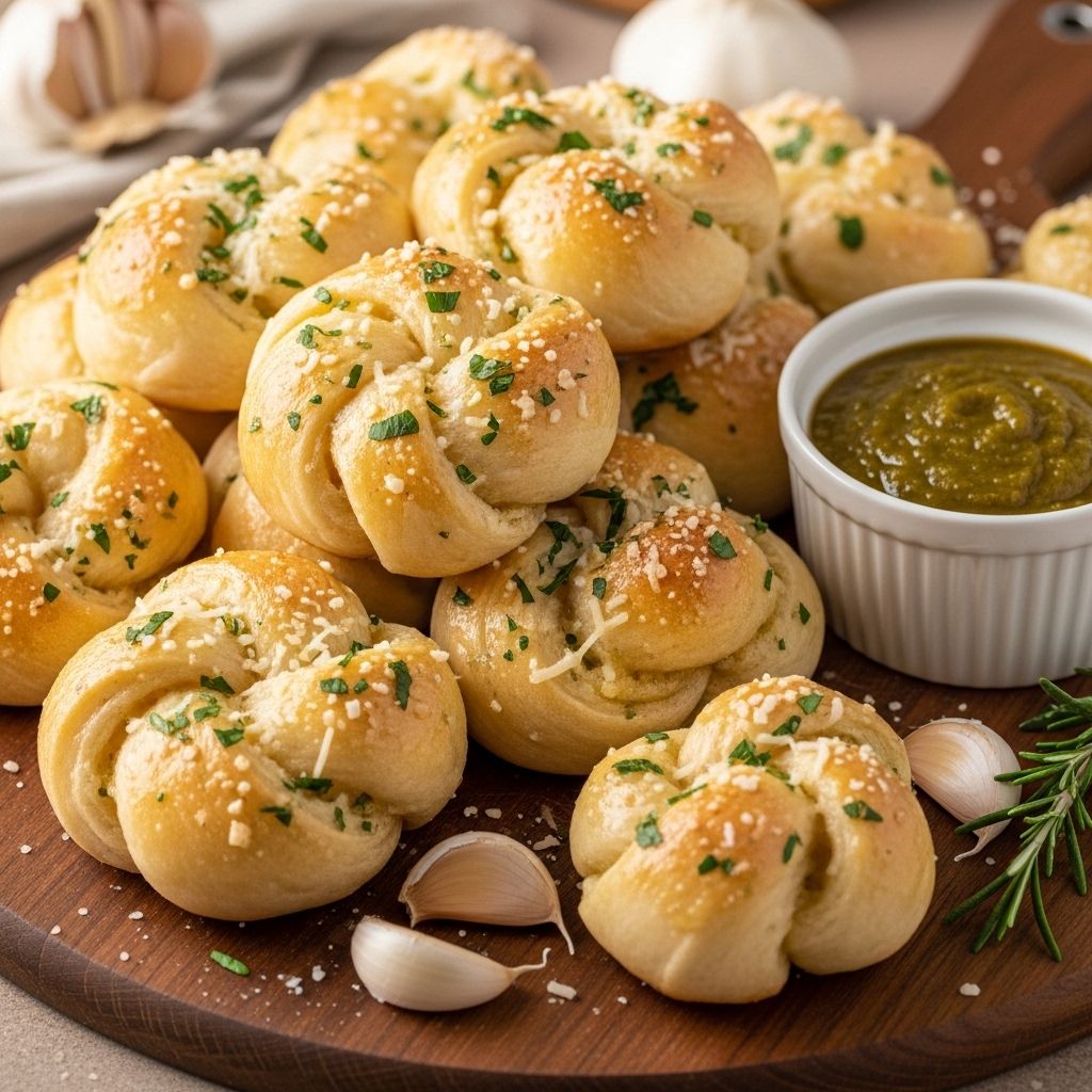 Expert shaping and baking tips yield pillow-soft twists brushed with buttery herb flavor.