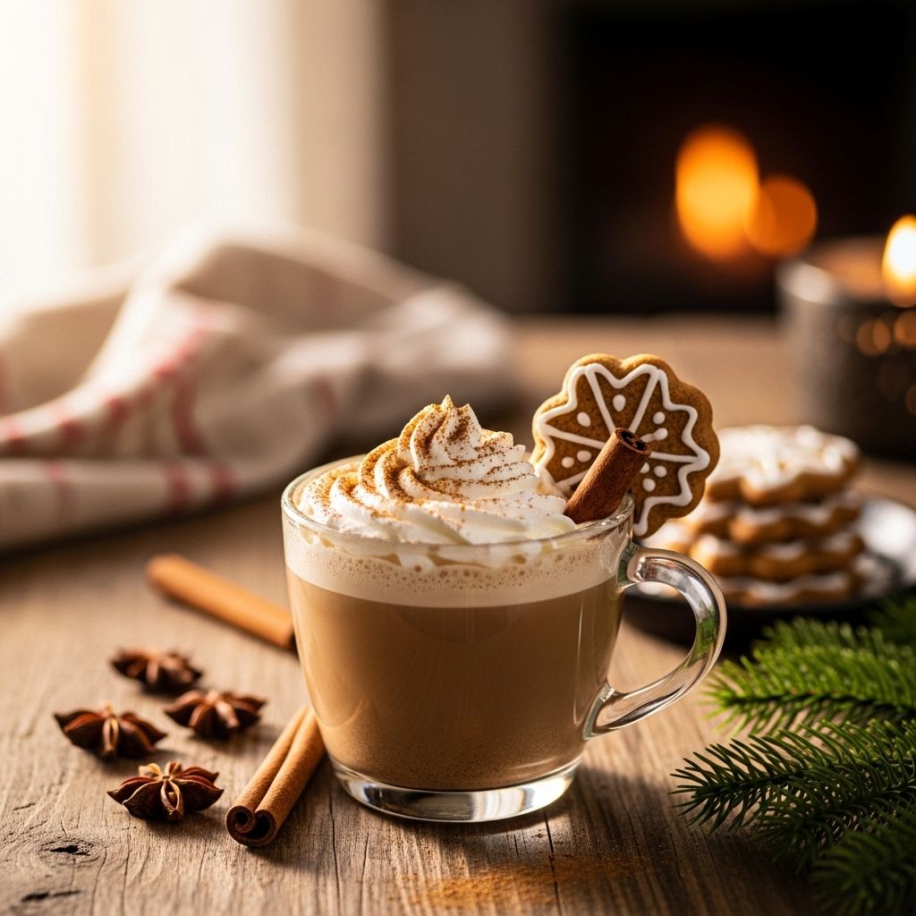 Experience a mug of spice-infused comfort that brings holiday warmth to every morning.