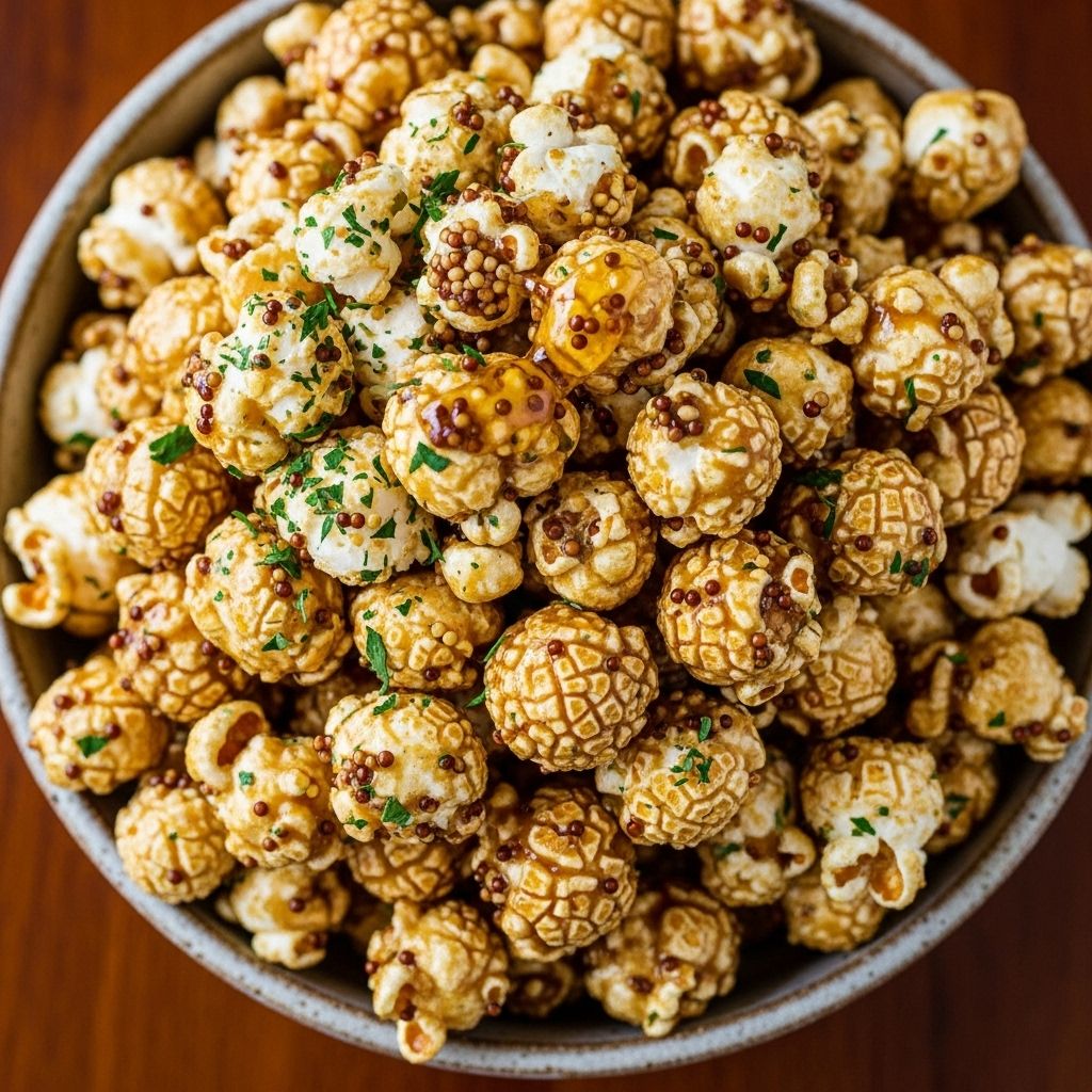 Elevate gatherings with a flavorful blend of tangy honey and mustard that stays crunchy.