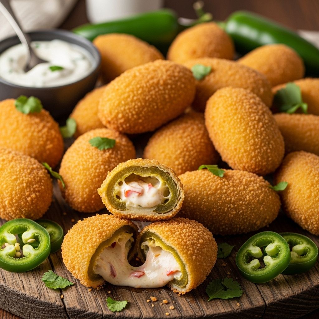 The Ultimate Guide to Homemade Jalapeño Poppers: Tips, Techniques, and Recipe Variations Loaded with cheese, bacon and just the right kick, these spicy bites will steal the show.