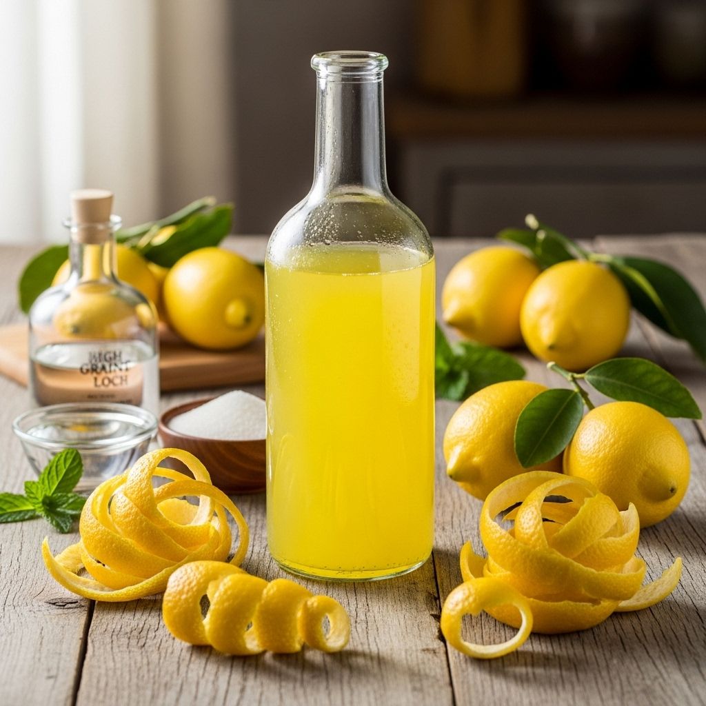 Harness the sun-kissed zest of lemons for a homemade blend that delights every palate.