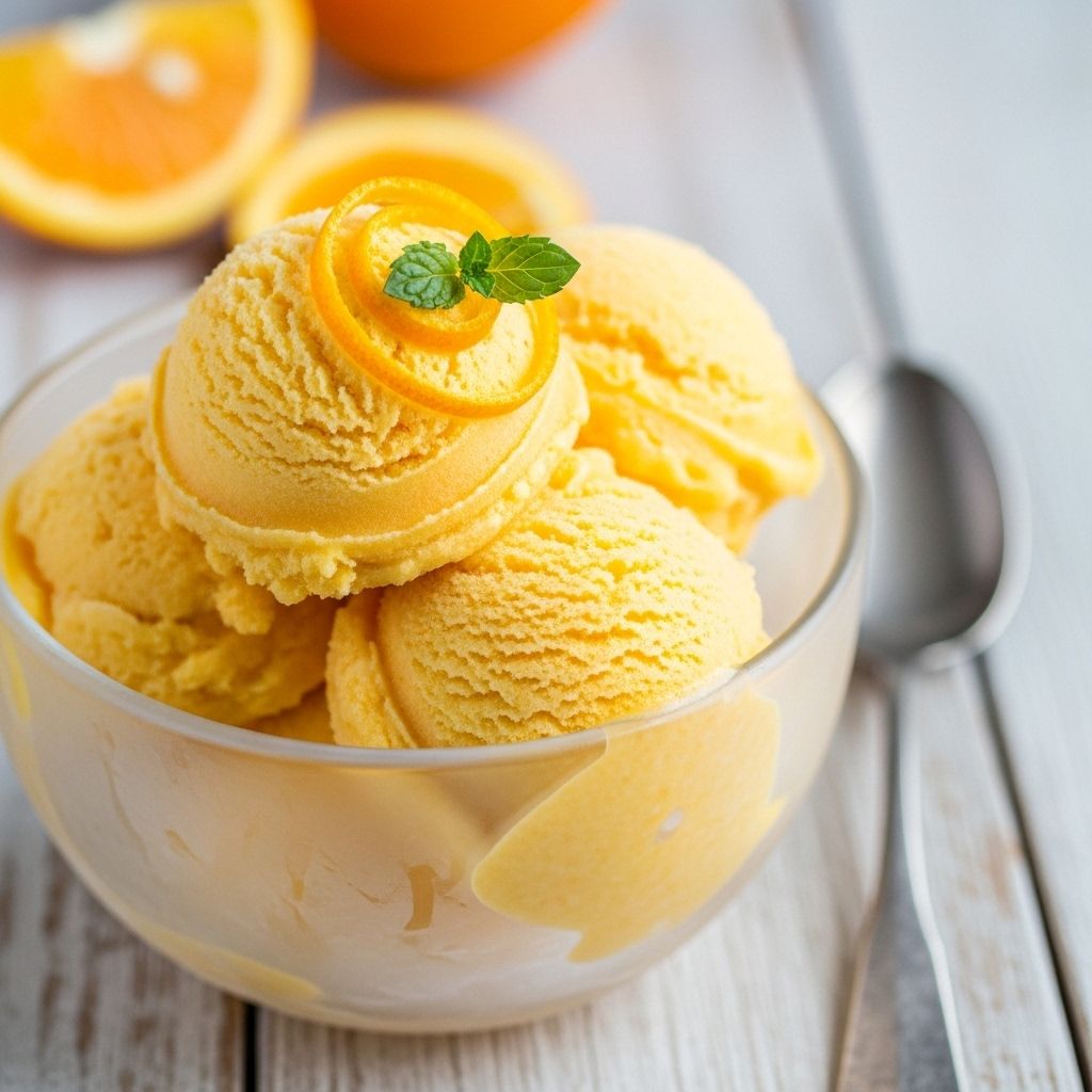 Fresh citrus meets creamy culture for a bright, scoopable indulgence in every bite.