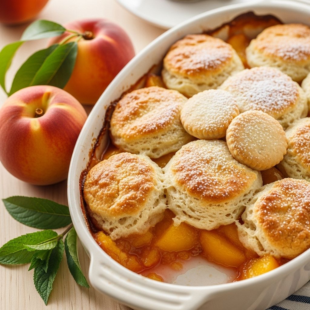 Enjoy a foolproof summer dessert blending juicy fruit and tender golden dough.