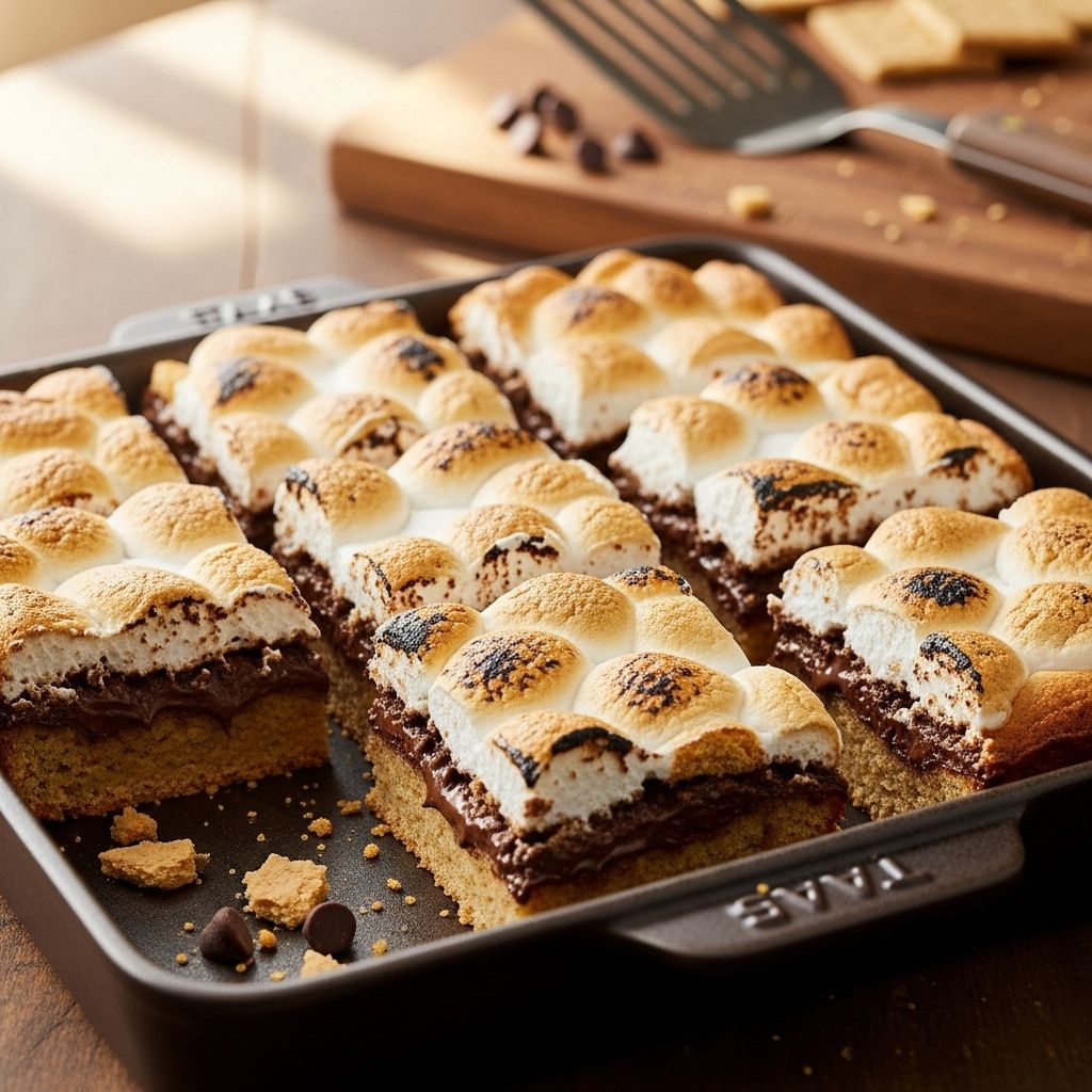 Gooey chocolate and toasted marshmallow come together in a crowd-pleasing treat.
